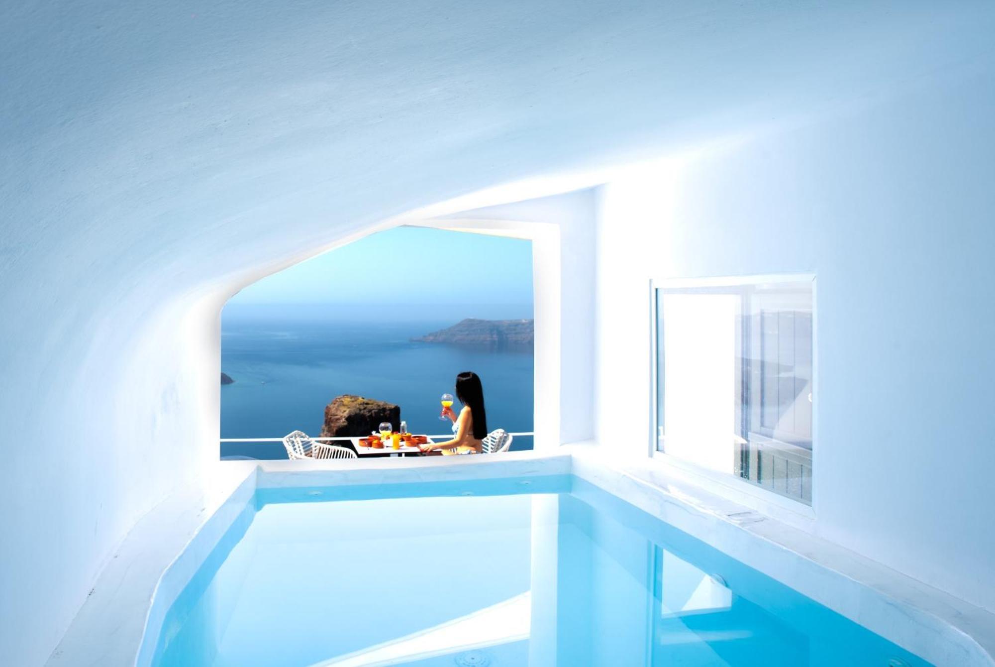 Heavens Edge Hotel Imerovígli Kültér fotó
